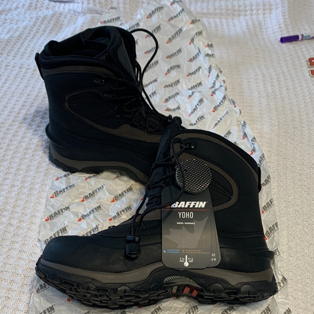 NEW Baffin Yoho Black Winter Boots